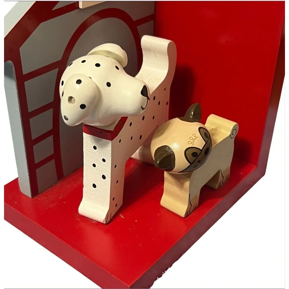 Puppy Collection Puppy Love Wooden Bookends Children's‎ Room Puppy Dogs Decor